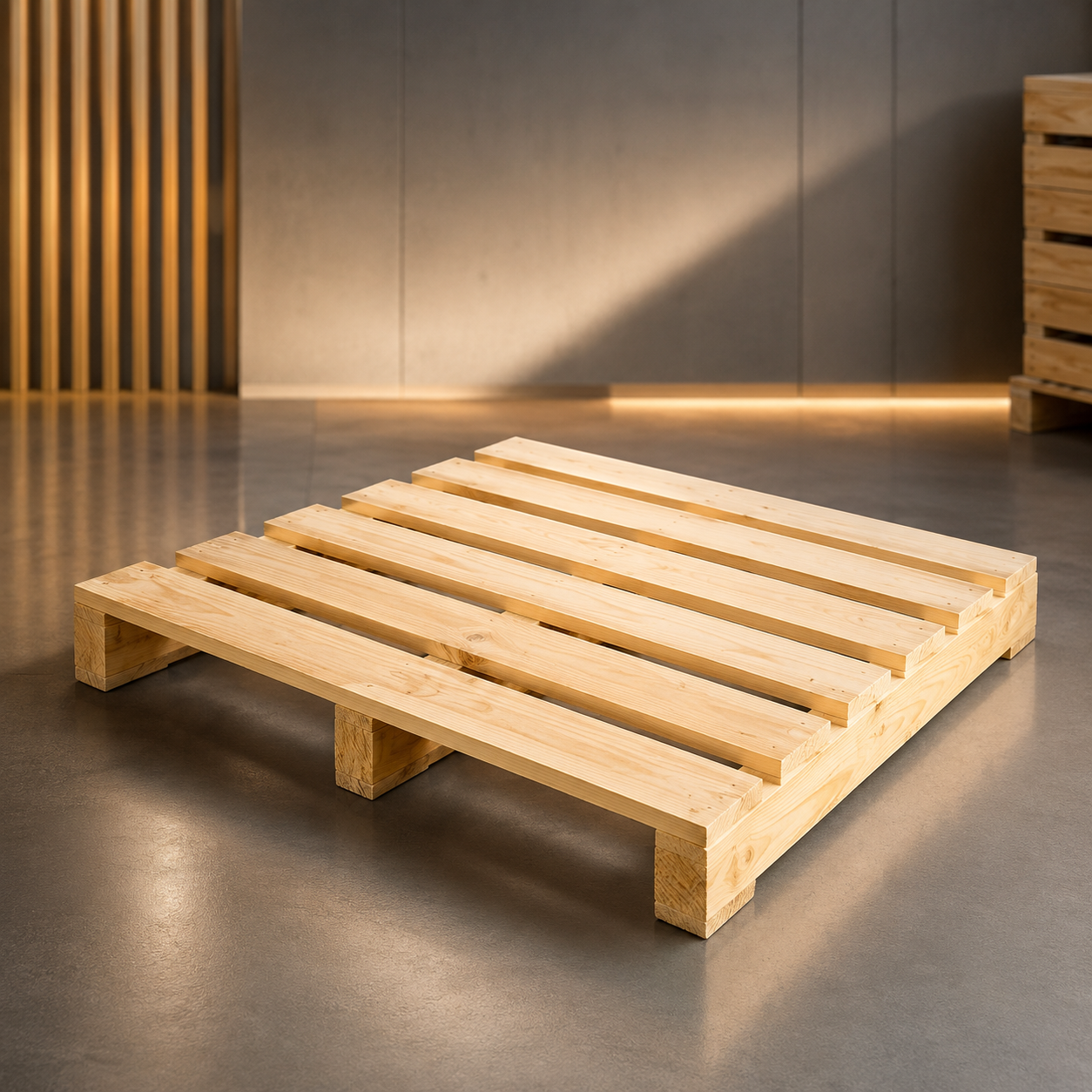 Pallet gỗ 2 hướng nâng